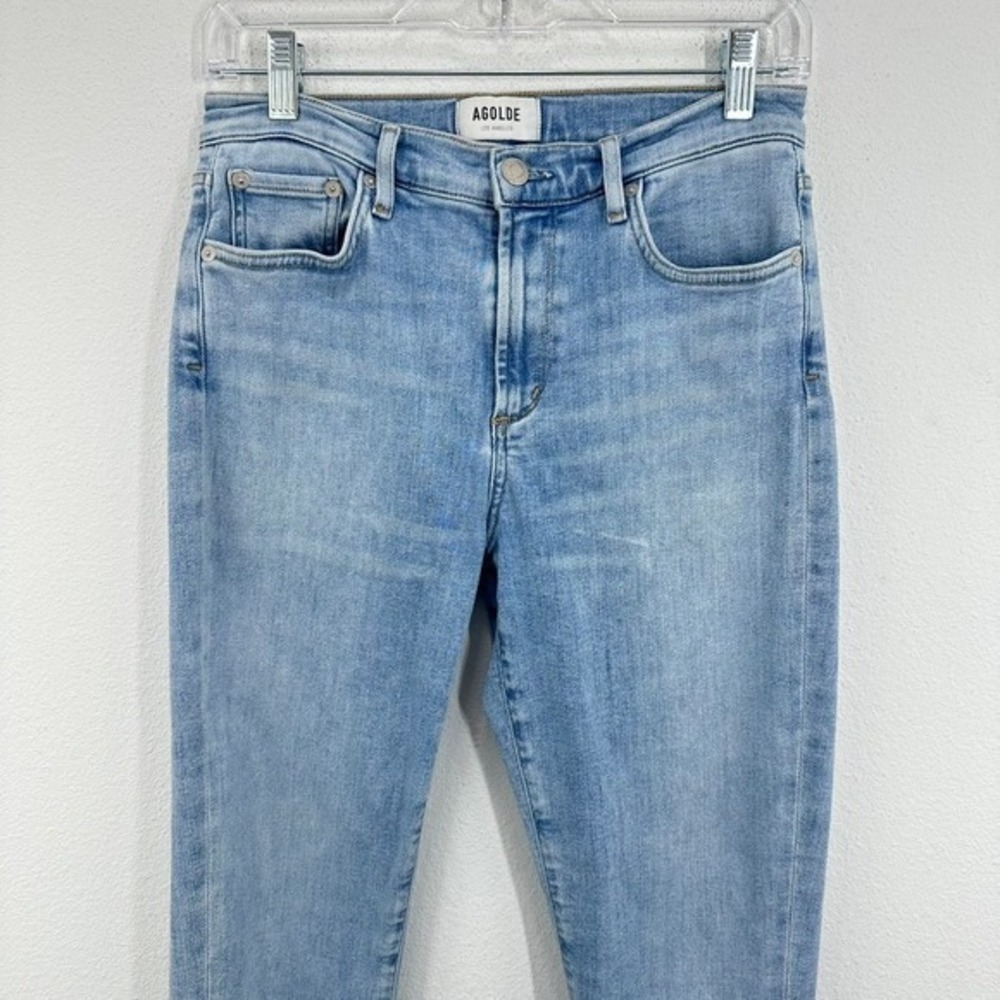 AGOLDE Los Angeles Denim Jeans Sophie Size 28 Light Wash High Rise Classic‎ - Picture 2 of 9
